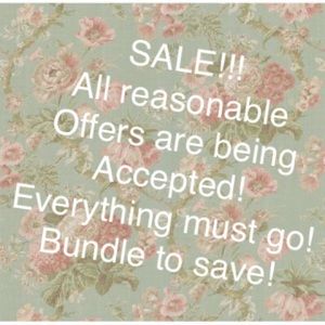 SALE!!! Everything $7 and under!